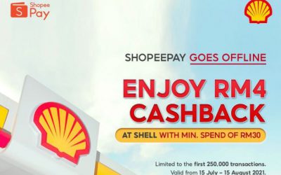 Shell与ShopeePay合作 消费至少RM30获RM4回扣！