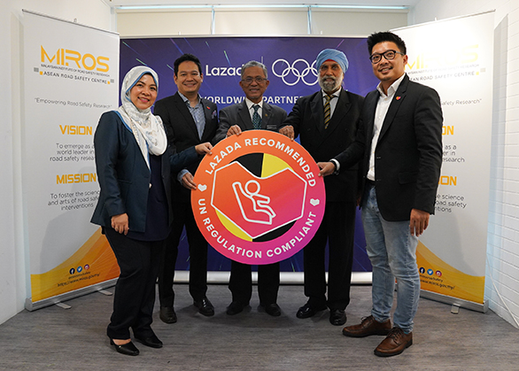 Lazada马来西亚作为首个电商平台与大马道路安全研究院携手提升儿童防护系统意识
