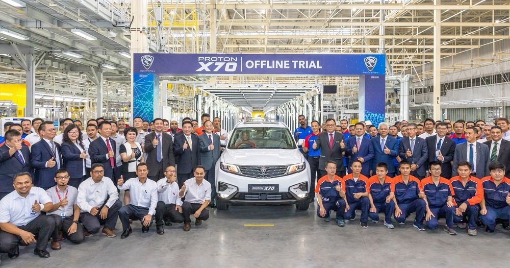 CKD版本Proton X70正式于Tanjung Malim工厂开始投入生产