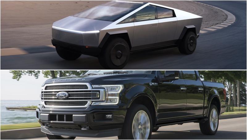 Tesla CyberTruck 与 Ford Raptor F-150打响性能皮卡之战