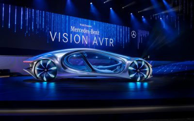 Mercedes-Benz于美国CES展上推出全新科幻概念车型 Mercedes Vision AVTR