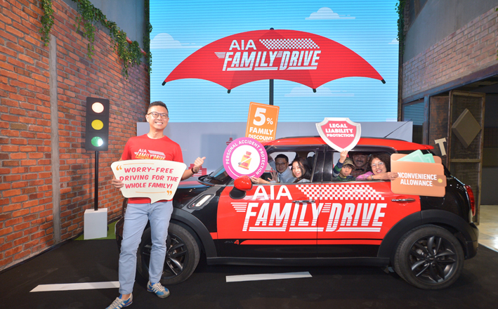 大馬友邦普通保險有限公司推出AIA Family Drive 為我國汽車保險重新定義