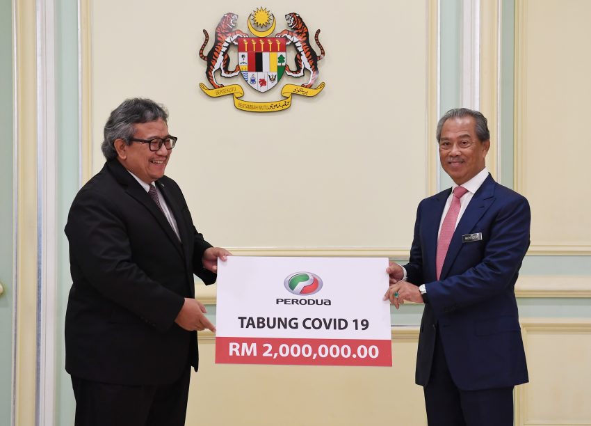 国产品牌Perodua 宣布捐款200万予国家以协助抗疫工作进行