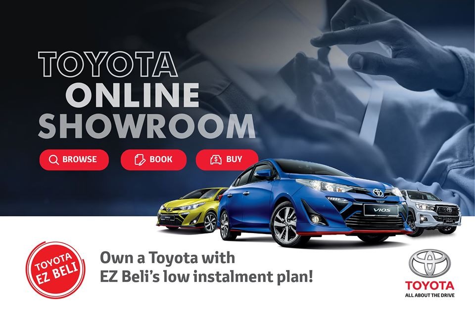 Toyota现推出EZ Beli低利息购车配套，消费者可通过线上订购Toyota 旗下车款