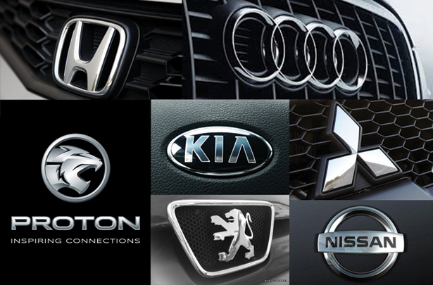 销售税减免后我国汽车品牌新售价，包含Kia、Peugeot、Mitsubishi、Nissan、Honda、Proton、Audi