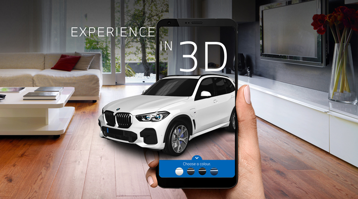 大马BMW首度推出全新BMW X5 xDrive45e M Sport扩增实境（AR）即时体验。