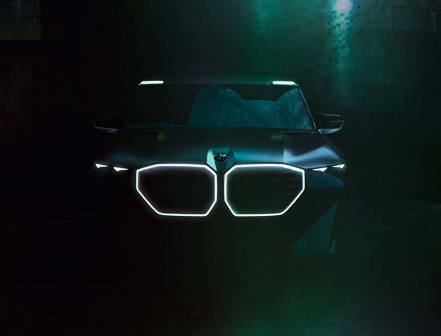 BMW释出Concept XM预告图 高性能Hybrid SUV即将到来