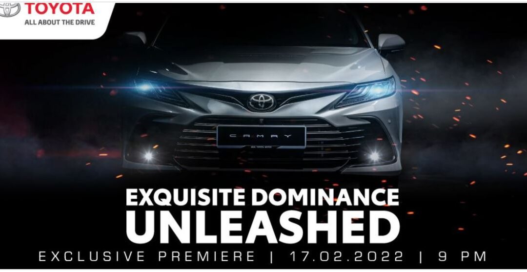 UMW Toyota Malaysia再释出完整Camry车头照，小改款新造型今晚登场！？