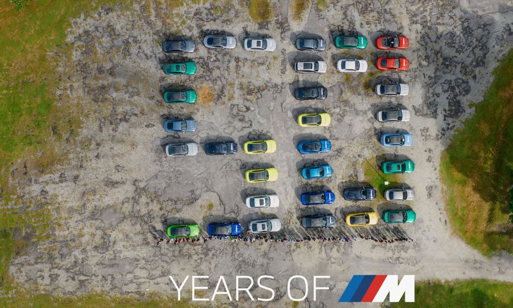 大马BMW以BMW M款车队形具标志性风格欢庆BMW M 50 周年