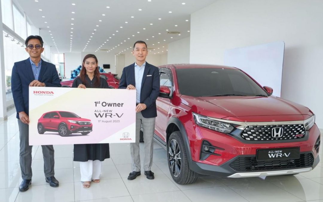 Honda Malaysia在全新WR-V车型正式推出后的一个月内交付了2,200辆