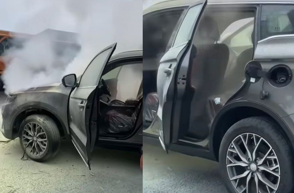 又又又是Proton！全新Proton X70 在马六甲Alor Gajah Puspakom 着火！