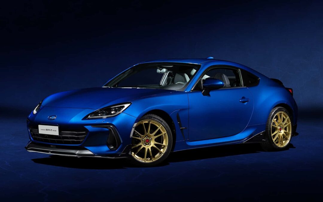 意大利专属！Subaru BRZ Touge意大利正式亮相！匹配金色OZ轮圈和STI车身套件！