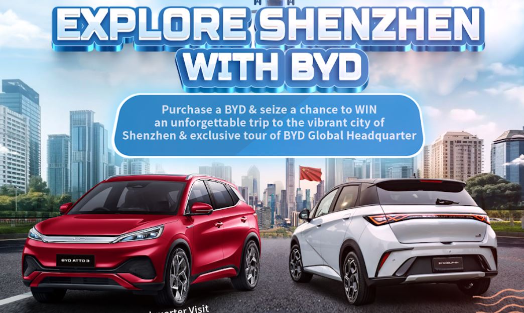 现在买车还有机会出国旅行！比亚迪和Sime Darby Motors 邀请客户到中国深圳参观比亚迪总部！