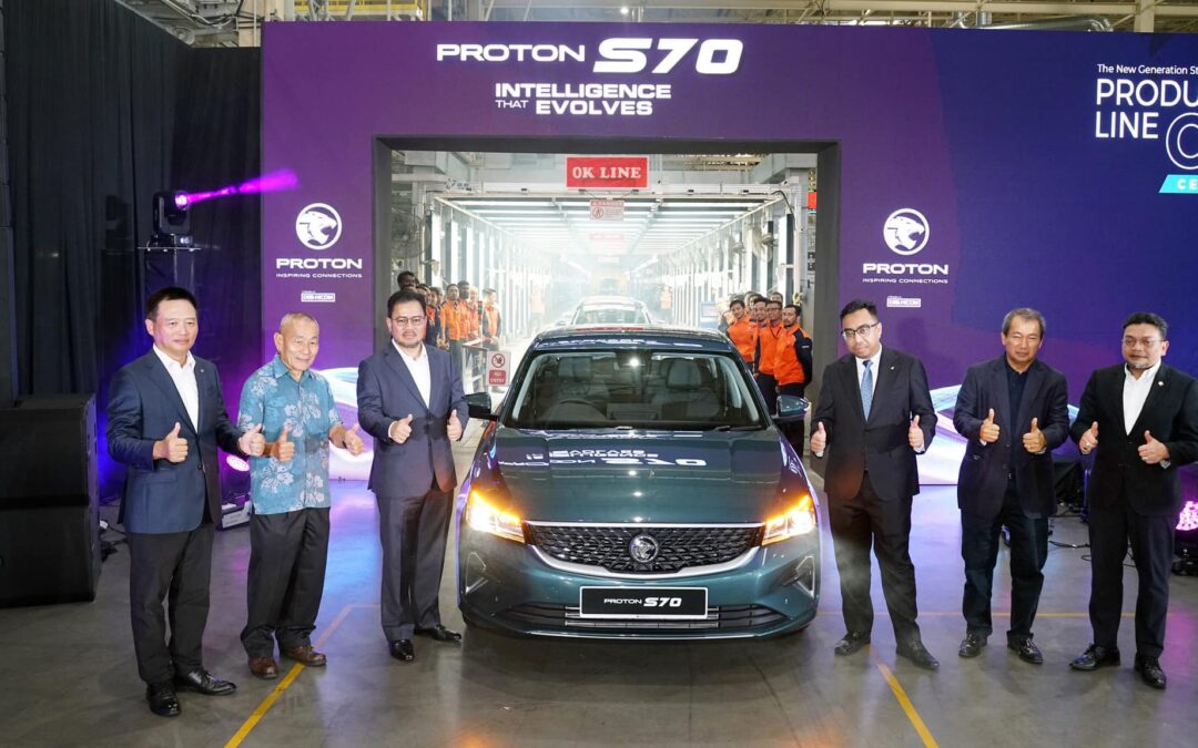 销售目标为每月2,000辆，Proton S70已在各大经销商开放预览！