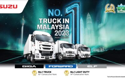 五十铃业绩表现出色；蝉联马来西亚最受欢迎卡车品牌的美誉