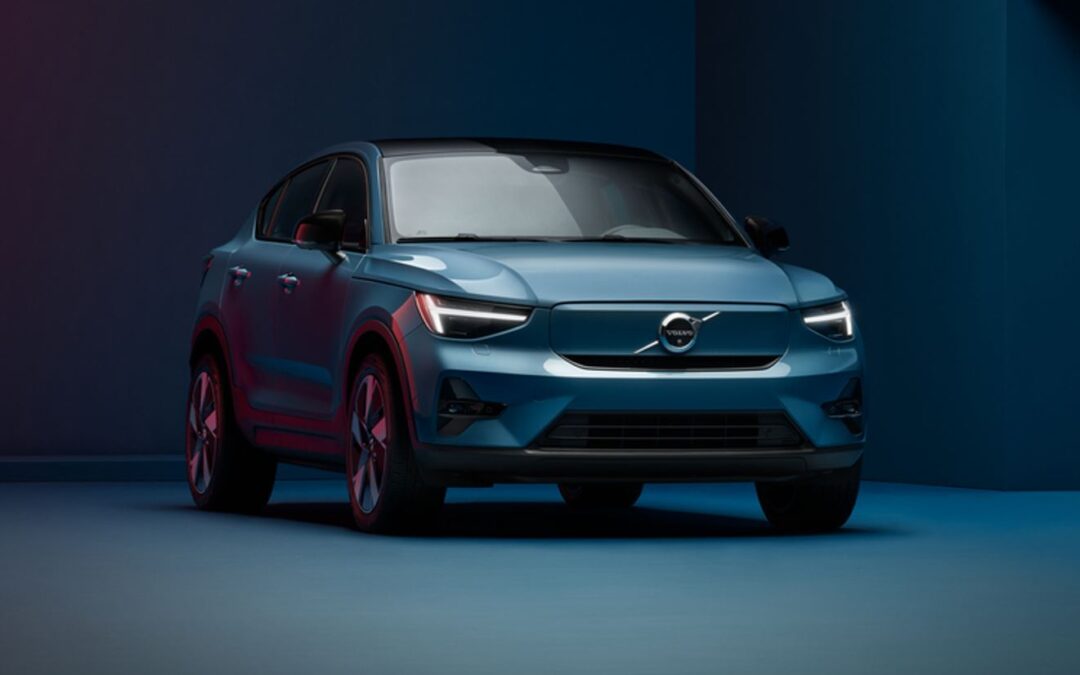 2024年版Volvo C40现已升级，续航里程550公里，加装像素头灯