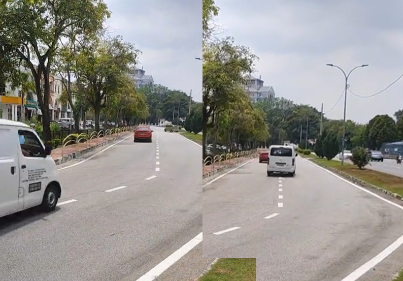 男子在TikTok上抱怨槟州某道路的急转弯