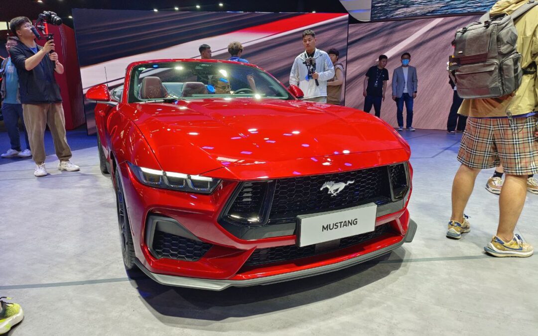 Ford在2024北京車展展出2024 Ford Mustang Convertible