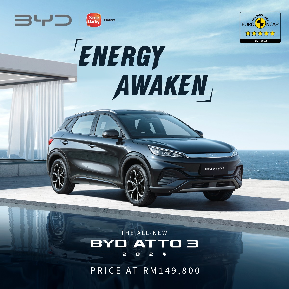 价格不变、配置升级,2024年款BYD ATTO 3大马发布,RM 149,800起 - 爱玩库