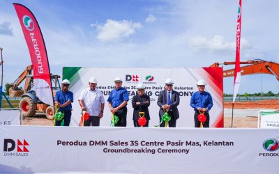 位於吉蘭丹Pasir Mas的Perodua DMM Sales 3S中心正式舉辦動土儀式