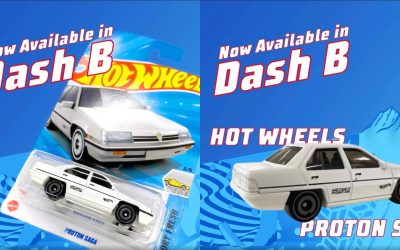 Hot Wheels 推出全新白色Proton Saga模型