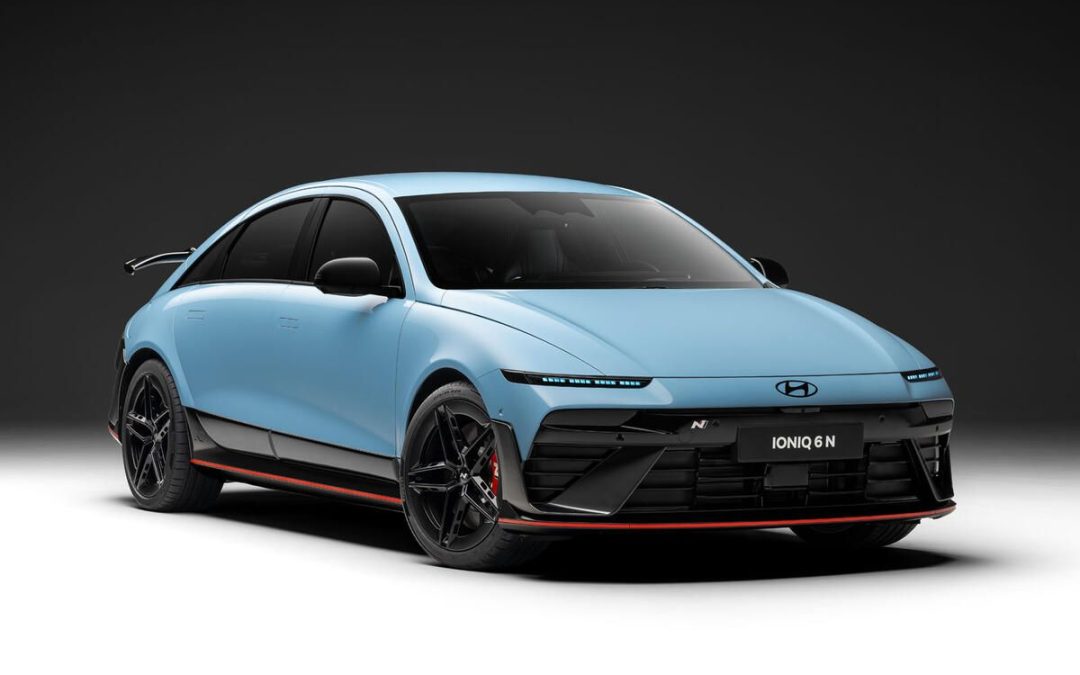 韩系高性能电动轿跑！2026 Hyundai Ioniq 6 N 登场！双电机布局！最大马力641匹！3.2秒破百！