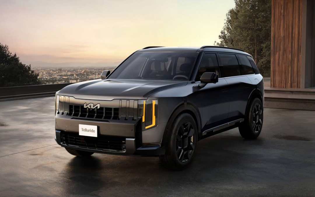 2027 Kia Telluride官图曝光！升级外观及内饰设计！车身尺寸更大！定档洛杉矶车展亮相！