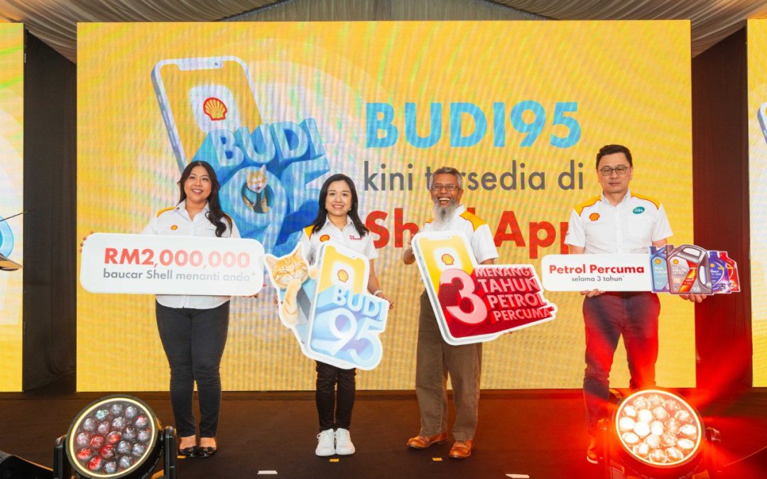 BUDI95 正式登陆 Shell App，推出高达 200 万令吉奖励及 3 年免费燃油大奖