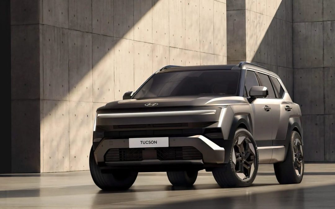2027 Hyundai Tucson亮相！焕新车内外设计！尺寸更大！定档10月正式发布！