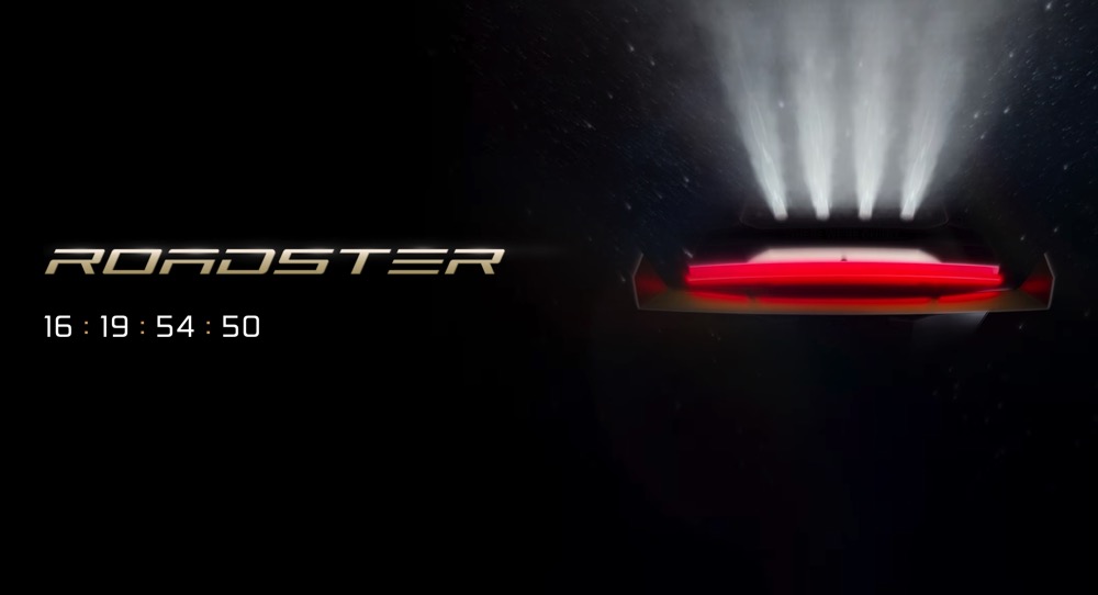 全新Tesla Roadster定档10月1日亮相！或搭“火箭式推进器”！？