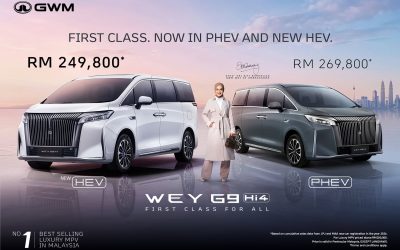 GWM WEY G9 Hi4 HEV大马发布！2.0T + 4DHT！358匹马力及782牛顿米！NEDC综合续航845公里！售价RM249,800！